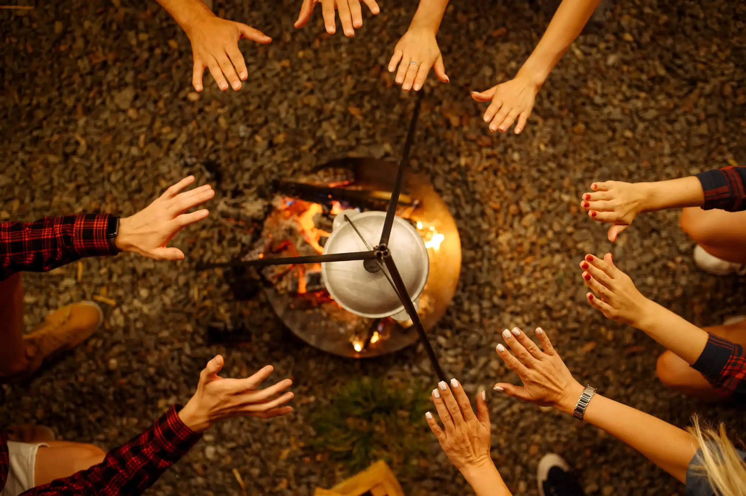 Community around the fire — AromaGnosis